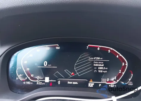 2022 BMW X3 xDrive30I from USA, damaged, VIN WBX57DP02NN178584